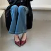 2026 Estilo Nuevo de Principios de Primavera Moda Madura Zapatos de Salón de Punta y Boca Baja para Mujer con Tacones Finos, Zapatos de Trabajo Versátiles y Elegantes, Tacones Altos