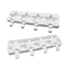 4 incluso tridimensional cinco puntas estrella silicona molde estrella paleta hielo paleta hielo DIY hogar gelatina hielo helado molde