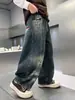Pantalones de otoño para niño 2026 nuevo estilo, jeans para niño talla mediana a grande, pantalones largos de pierna recta para primavera y otoño al por mayor