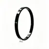 Pulsera Transfronteriza de Acero Inoxidable para Mujer, Pulsera de Joyería de Acero de Titanio, Estilo Sencillo Europeo y Americano, Joyería de Oro de 18K, Joyería Versátil de Lujo Ligero