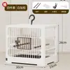 Venta al por mayor de fabricantes de jaulas de plástico para pájaros nuevas para uso doméstico, adecuadas para loros, periquitos y otras aves, a prueba de salpicaduras, transparentes, para cría, accesorios para mascotas