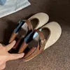Zapatos de Mujer de Punta Cerrada de Doble Uso para Primavera y Verano 2026, Estilo Francés Retro, Estilo Suave, Suela de Cuero Suave, Zapatos Birkenstock para el Día a Día