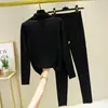 Traje de Ropa Interior Térmica Calentadora de Terciopelo para Mujer Nuevo de Otoño e Invierno, Costilla 2*2, Cepillado, Forro Polar sin Marcas, Ropa de Otoño y Pantalones