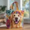 2026 Nueva Serie Transfronteriza de Cachorros Estampado Digital Bolso de Hombro Acolchado de Moda