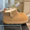 Botines Birkenstock Botas de Nieve Mujer 2026 Nuevo Invierno Más Terciopelo Engrosado Noreste Suela Gruesa Antideslizante Cálidos Botines