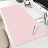 Mouse Pad de Mesa de Alta Qualidade, Mouse Pad Extra Grande, Tapete de Mesa para Escritório, Computador, Notebook, Estilo Creme Simples