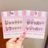Accesorios y Joyería de Alta Gama para Niñas Uñas Portables Lindas Dulces Joyería para Manos Pegatinas de Dibujos Animados Puntas de Uñas Regalos