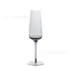 Vela de Nube Copa de Vino Tinto Cristal Gris Humo Gradiente Copa de Uva Soplada Artificialmente