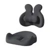 Almofada de Encosto Integrada para Escritório, Almofada de Assento para Longas Permanências em Dormitórios de Estudo para Pós-Graduação, Almofada de Cadeira Ergonômica com Suporte Lombar