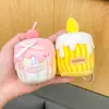 Chaveiro Pingente de Bolo de Aniversário de Pelúcia Boneca Divertida Criativa Boneca Pequena para Presente de Aniversário de Namorada Venda por Atacado