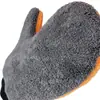 Guantes de Garra de Oso de Felpa de Coral Doble Cara Felpa para Coche Guantes Limpiadores de Coche de Fibra Fina Absorbente Coral Fleece