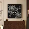 Arte de parede de sala de estar vintage estilo francês, pintura de armário de entrada com borboleta e floral, pintura decorativa retro de alta qualidade para sala de jantar e quarto