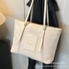 Bolsa Tote Fashionável de Grande Capacidade 2026, Estilo Coreano Casual para Trabalho e Deslocamento, Bolsa de Ombro Simples e Moderna para Mulheres
