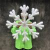 Adornos navideños, película de copos de nieve, ventana de hotel, adornos navideños, día del niño, espectáculo de baile, accesorios de copos de nieve