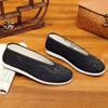 Zapatos de Tela Old Beijing Suela Blanda Bordados Chinos para Hombre Zapatos para Hombre Estilo Chino Vintage Dragón Amarillo Dragón Negro Boca Redonda Zapatos de Tela Viejos