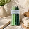 Velas Coloridas Giratórias de 8 polegadas para Fronteira para Decorações de Mesa Festivas de Casamento e Decorações de Mesa para Criar uma Atmosfera Aconchegante
