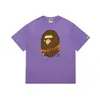 Camiseta estilosa japonesa da marca Ape Kikai Maneki Neko de manga curta para homens e mulheres, adolescentes, moda de rua e campus, camiseta juvenil de manga curta