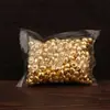 Ornamento de lingote de ouro pequeno brilhante de liga de imitação sólida, presente estilo chinês, lingote de ouro