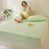 ¡Sin pelos atorados! Juego de Sábanas Sam's Same Style Class de Seda Helada Enfriadora Recubierta de Nylon, Protector de Colchón de Tres Piezas de Verano para Dormir Desnudo