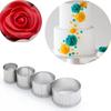 Spot simulação flor rosa flor de açúcar corte flor em relevo Estrada molde aço inoxidável corte de folha molde utensílios de cozinha