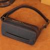 Bolsa Masculina Retrô de Couro Genuíno Marant Nova Marca Grande Esportiva e de Lazer Transversal de Ombro Bolsa Transversal de Couro Crazy Horse Bolsa de Peito