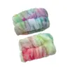Faixa de Cabelo para Spa e Pulseiras de Pulso Combinando para Lavar o Rosto Pele Suave Laço Macio para Maquiagem Facial Faixa de Cabelo para Banho