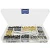 Amazon 240 Juegos de Remaches de Presión de 4 Colores Juego de Herramientas de 4 Piezas Decoración de Cuero DIY Remaches de Doble Cara