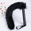 Juguetes sexuales para adultos sm accesorios látigo de cola de zorro sp castigo azotes diversión entrenamiento látigo de felpa generación de cabello