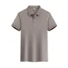 Camisa POLO Liso Cor Verão Gola Lapela Fábrica Restaurante Empresa Manga Curta Roupa de Trabalho Crachá no Peito Impressão de Logo Roupas de Grupo