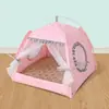 Ninho de gato de verão cachorro pequeno inverno gato barraca pequena celebridade da internet vendas diretas da fábrica cama de cachorro removível lavável dobrável ninho de estimação