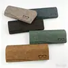 Estuche Nuevo para Gafas Songlin Gamuza Caja Hecha a Mano Moda Resistente a la Presión Portátil Pequeño Multicolores Disponibles con Logo