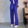 Traje delgado color púrpura taro para mujer, traje de ocio para oficinista, 2024, multicolor opcional, pantalones de traje transfronterizos