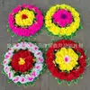 Coronas Florales Pequeñas para Qingming, Bandejas de Flores de Rosa, Coronas Florales Pequeñas de 50 cm, Venta al por Mayor de Suministros Funerarios y Sacrificiales, Coronas Florales Sacrificiales para el Festival Qingming