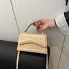 Bolsas Estilosas de Design Nicho de Moda Bolsas da Moda Novas 2025 para Mulheres Bolsas de Mão Texturizadas Bolsas de Ombro Transversais Bolsas Quadradas
