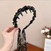 Nova Faixa de Cabelo Trançada com Corrente Vintage com Fitas Feitas à Mão, Faixa de Cabelo para Praia, Prendedor de Cabelo Longo de Seda, Faixa de Cabelo, Brincos Étnicos