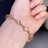 Pulsera de Citrino Brasileño Pura Natural, Piedra Natural, Color Natural, Natural, Pura Natural