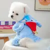 Petcircle Roupas para Cães e Gatos de Estimação Roupa de Transformação de Quatro Patas Espessa em Fleece Coral para Cães Pequenos Coleção de Roupas