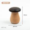 Creativo Lindo Tubo de Palillos de Dientes de Hongo Madera Maciza Hogar Caja de Palillos de Dientes de Alta Gama Nogal Negro Nuevo Chino Tarro de Madera para Palillos de Dientes