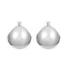 Aretes de Bola Mate Ins Europeos y Americanos para Mujer Estilo Francés Lujo Ligero Diseño Nicho Hueco Esférico Hebilla de Oreja Celebridad de Internet Oreja de Moda