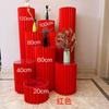 Venta al por mayor boda rojo festivo papel plegado cilíndrico columna romana cubo de bendición pilar centro comercial ventana propuesta de cumpleaños compromiso