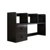 Estante de Almacenamiento de Madera Maciza para Escritorio Estante Pequeño para Libros de Escritorio Soporte Estación de Trabajo Estudiante Oficina Dormitorio Estante de Almacenamiento para Libros de Encimera