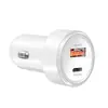 Cargador de Coche Rápido Cabezal de Carga PD 48W Encendedor de Cigarrillos del Coche Doble Carga Rápida USB/Tipo-C Cargador de Coche PD