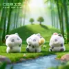 Pelúcia de Panda Fofo com Decorações DIY de Bambu Acessórios para Pendurar Carro Mesa Paisagem em Miniatura Pequenos Enfeites