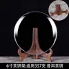 Suporte de Bolo de Chá em Madeira Maciça, Suporte Vintage de Bolo de Chá em Madeira de Asa de Frango, Suporte de Prato de Cerâmica Branca para Bolo de Chá, Suporte de Exibição, Acessórios de Suporte de Folhas de Chá