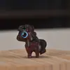 Sândalo Ano do Cavalo Boa Sorte Prosperidade Dinastia Tang Zodíaco do Cavalo Corrente de Celular Chaveiro Cavalo Pingente do Ano do Cavalo Pingente de Natal