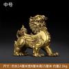 Adornos de Pixiu de Latón Par de Unicornios Decoración del Hogar Tienda Apertura Regalo Oficina Artesanía Decorativa Atrae Riqueza