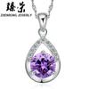 Collar de Joyería de Fe Directo de Fábrica Zhenrong Colgante de Cristal para Mujer Cadena Corta para Clavícula Joyería Regalo de Cumpleaños