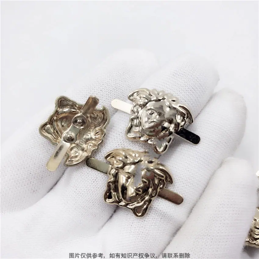 鞋帽箱包小金属标牌 凹凸浮雕鞋帽个性商标铭牌人头脸面LOGO