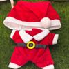 (Solo Ropa) 20CM Juguete de Peluche Navideño para Bebé de Tres Años Sombrero Ropa de Muñeco de Algodón Bolsa de Firma de Año Nuevo