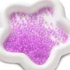 Cuentas de Vidrio con Núcleo de Colorante Redondas Transparentes de 4/6 mm para Pulsera Collar Hecho a Mano, Cuentas Sueltas, Materiales para Joyería, Accesorios